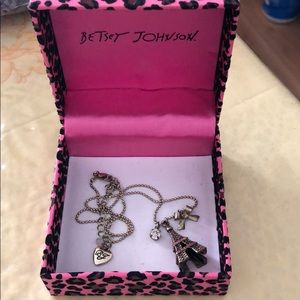Betsey Johnson Eiffel Tower Necklace